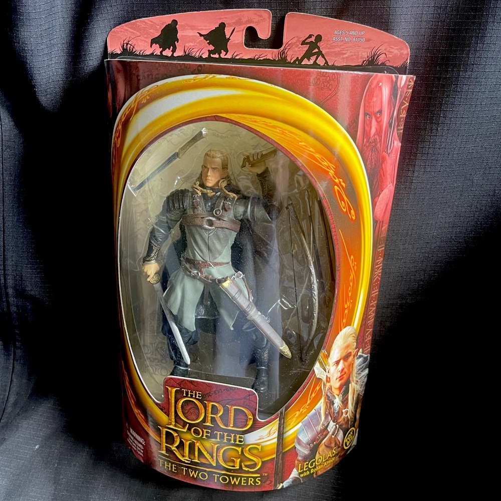 2002 Lord of the Rings ROHAN ARMOUR LEGOLAS The Two Towers Action FIgure